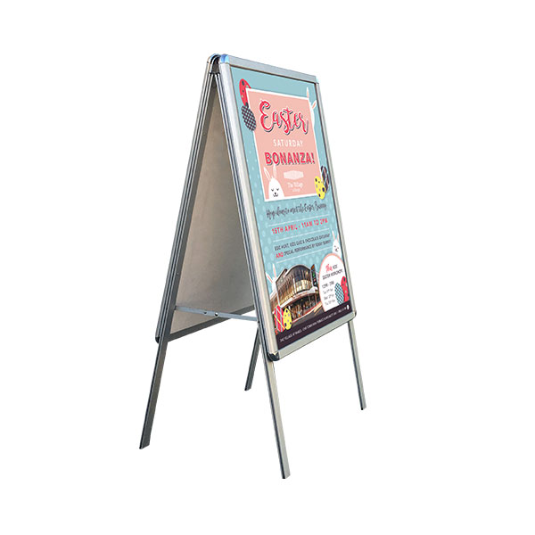 Snap A frame's are a great product to grab attention from pedestrians and are available from Imagesource.