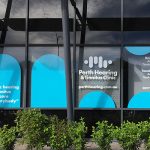 Window graphics adhesive vinyl for Perth Hearing & Tinnitus Clinic in Osborne Park