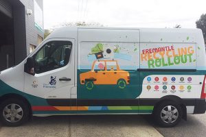 This eye-catching vehicle graphic was printed and installed for the City of Fremantle by Imagesource
