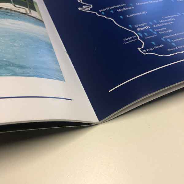 small format printing - An example of one of Imagesource's a printed saddle stitch booklets