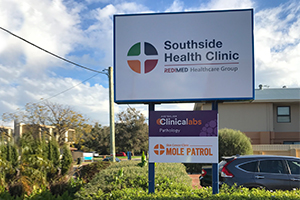 Grab the attention of the passing traffic with effective pylon signage by Imagesource Perth, such as this pylon sign for Southside Health Clinic