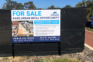 Imagesource ready-to-go frames are the perfect product for versatile and reusable building, construction and real estate signage as the frames can be moved and installed at multiple locations and the inserts can be reprinted with the new marketing messaging